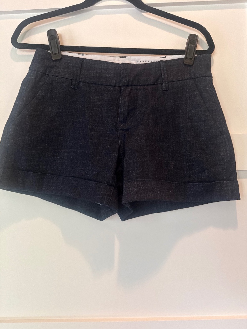 Dear John Dark Wash Cuffed Denim Short